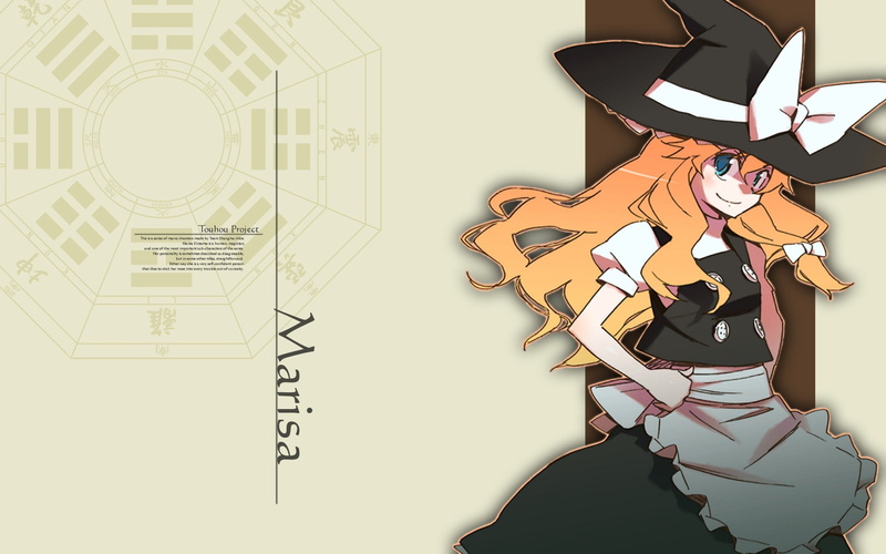 东方雾雨魔理沙动漫壁纸合集