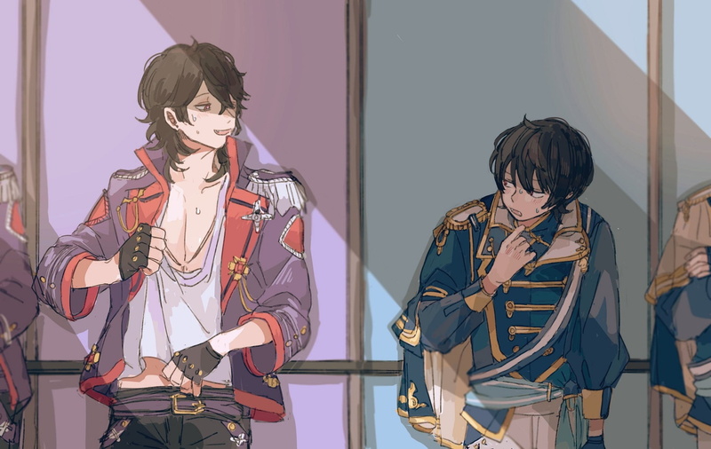 偶像梦幻祭双人壁纸上新！朔间零与朔间凛月1080P高清图