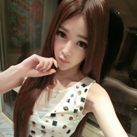 48张氛围感中分气质女生头像合集