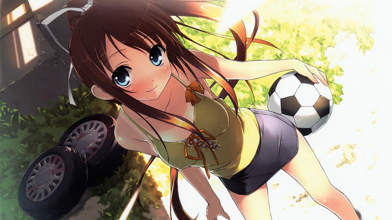 蓝眸黑发少女的二次元壁纸合集