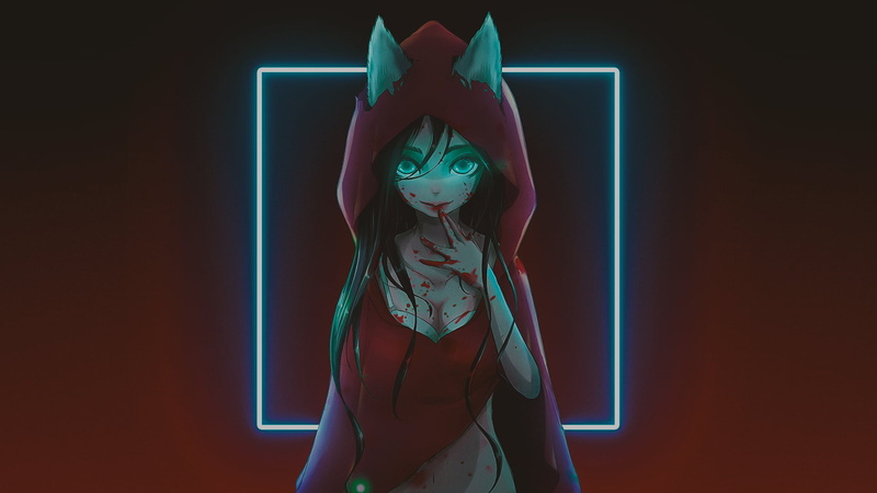 霓虹配色动漫壁纸合集