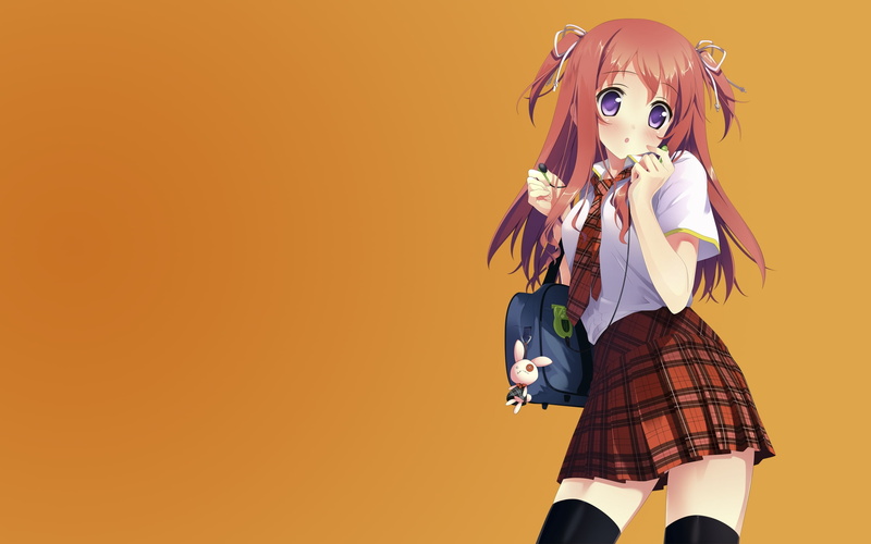 动漫女学生校服壁纸合集