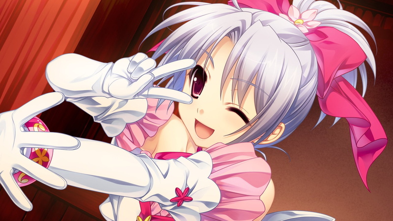 这款白发马尾少女壁纸太绝了！