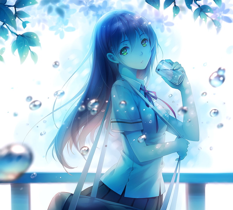 绿眸少女壁纸分享