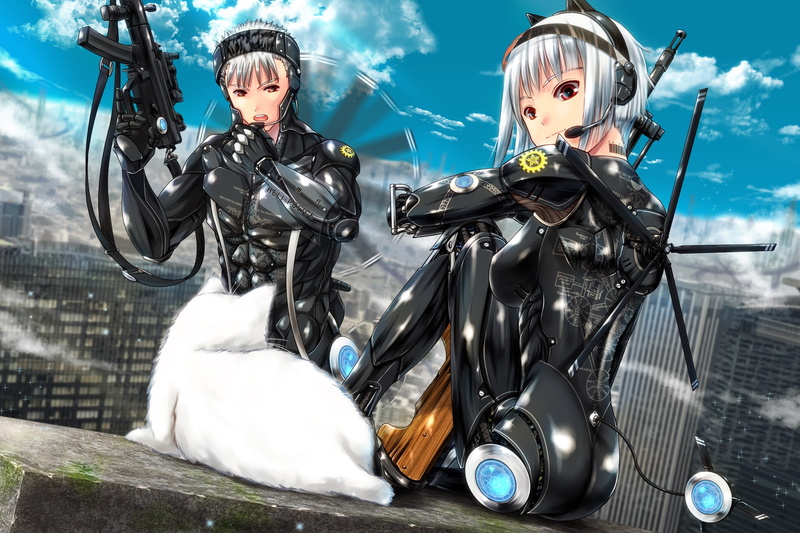 科幻机甲少女壁纸合集