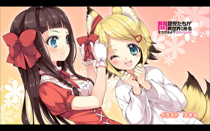 《问题儿童都来自异世界？金发莉莉手办高清壁纸