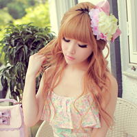 女生戴花的清新唯美头像合集来啦，共60张