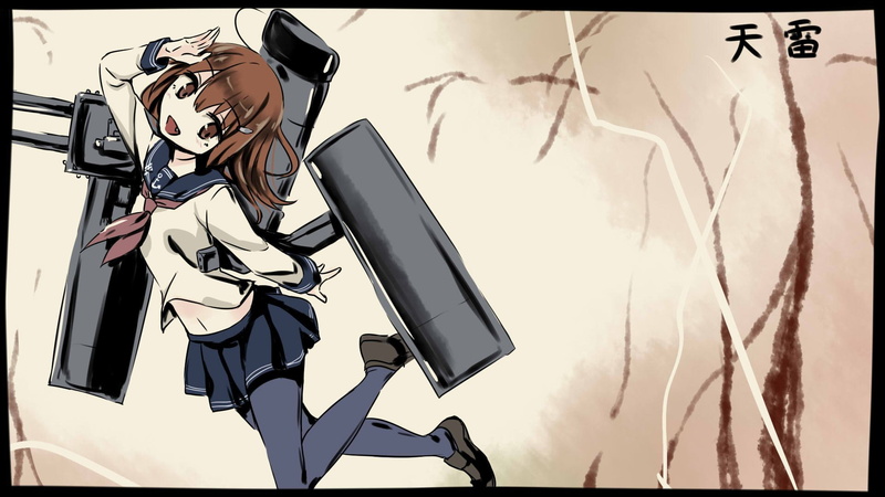 舰娘收藏版壁纸！雷电酱1080P高清图来啦
