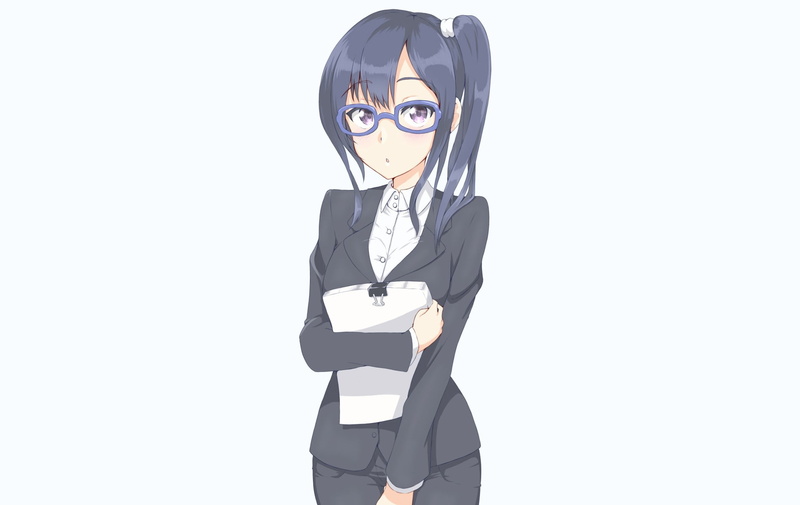 《白箱》眼镜娘今井绿高清壁纸分享