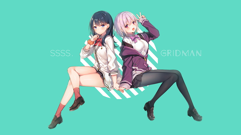 宝多六花&新条茜高清壁纸合集！SSSS.GRIDMAN动画党必存