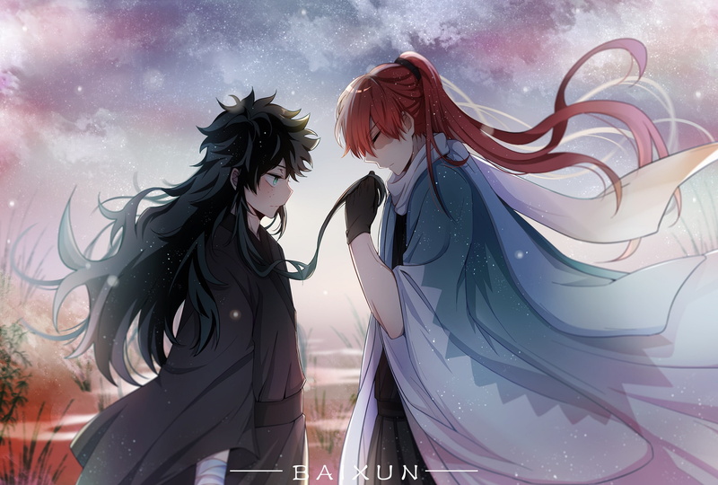 轰焦冻绿谷出久CP同人壁纸