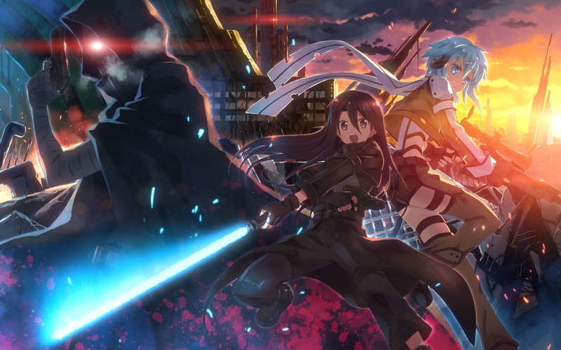 刀剑神域壁纸合集，戳进来看氛围感拉满的深夜二次元场景