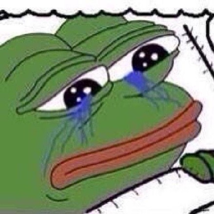 超火的sad frog悲伤蛙表情包合集来啦