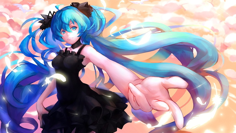 这组初音未来壁纸太绝了！1080P高清萌妹壁纸合集