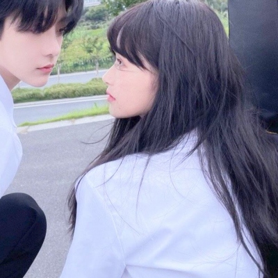 超甜JK风一左一右情侣头像 12张合集