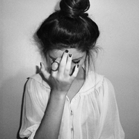 41张女生伤感黑白QQ头像合集