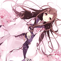 47张超好看的唯美插画动漫女生头像合集