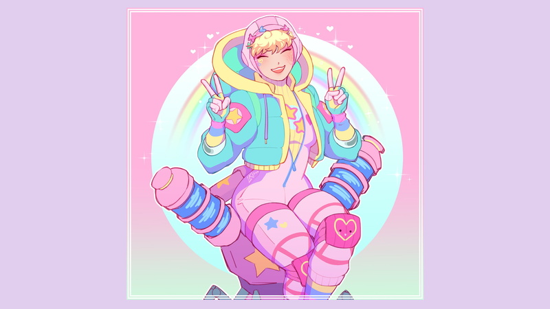 《Apex英雄沃特森绝美壁纸 金发笑颜2K高清动漫风》