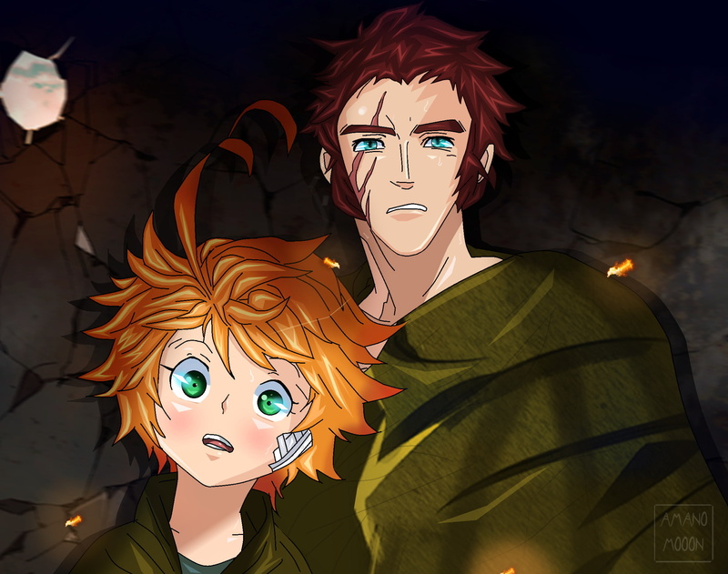 约定的梦幻岛艾玛卢卡斯等角色壁纸