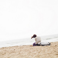 48张氛围感海边女生QQ头像合集 意境感拉满