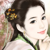 48张绝美古风漫画女生头像 适配QQ的古典氛围感女头
