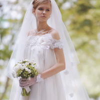 48张小清新婚纱照女生唯美头像合集