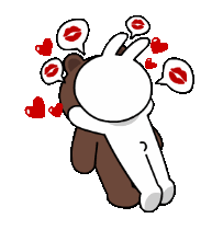 用黑白熊表情包讲了个甜甜的恋爱小故事