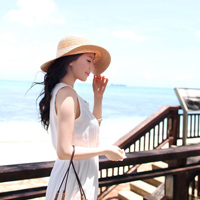 47张海边意境女生QQ头像来了 氛围感拉满的唯美女头