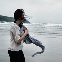 48张氛围感海边女生QQ头像合集 意境感拉满