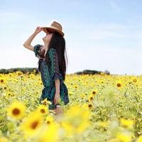 女生向日葵头像 32张清新森系氛围感美图合集