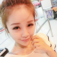 57张戴美瞳的大眼女生头像 氛围感拉满