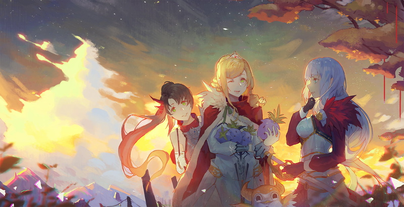 这套明日方舟壁纸太绝了！1080P高清动漫少女图直接存