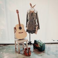 36张氛围感拉满！弹吉他的清新女生头像合集