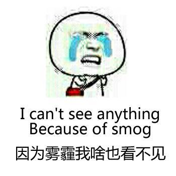 金馆长雾霾主题表情包合集