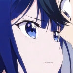 一对超甜的动漫情侣头像！男女对视的氛围感拉满