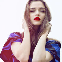 47张高清霸气欧美红唇女生头像合集，氛围感拉满