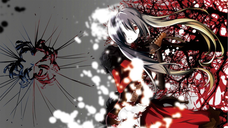 初音未来 动漫壁纸 杂音未来 虚拟歌手 高清1080P桌面图