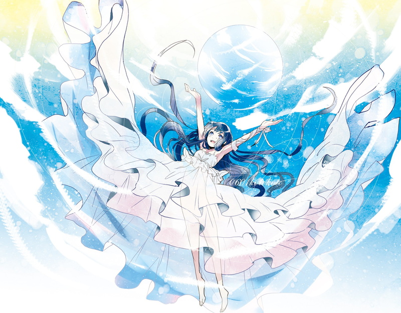 多款原创长发动漫少女壁纸合集