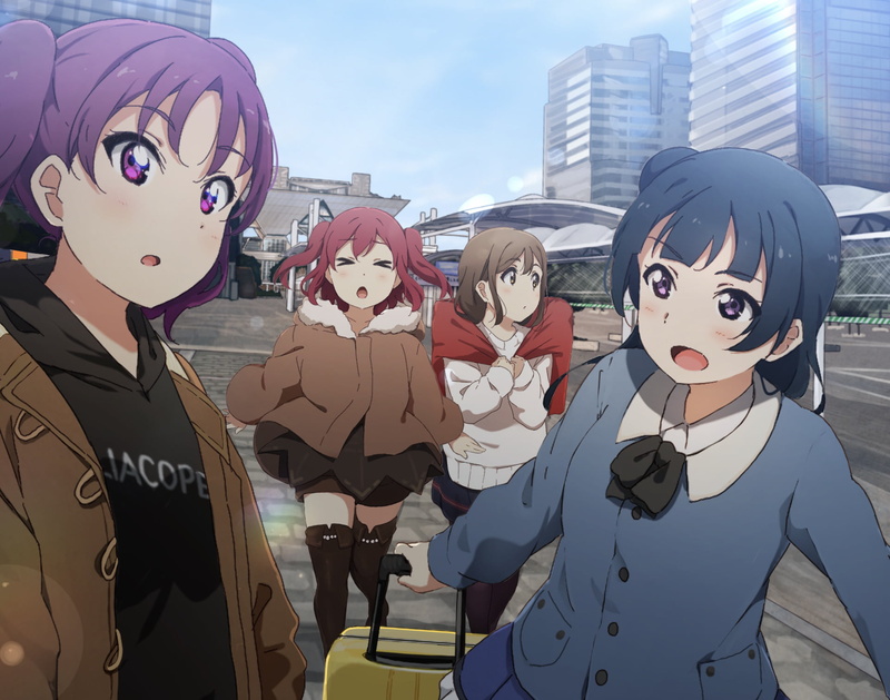 津岛善子的连帽衫壁纸！超绝的LoveLive! Sunshine!同人美图