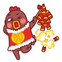 超贱小幺鸡出喜庆款表情包啦