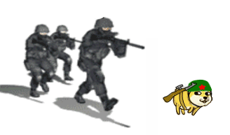 带枪的日本兵Doge表情包！反差感直接拉满