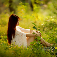 48张氛围感拉满的小清新森系女头，氛围感女生直接冲