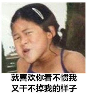 无节操小女孩搞怪表情包合集