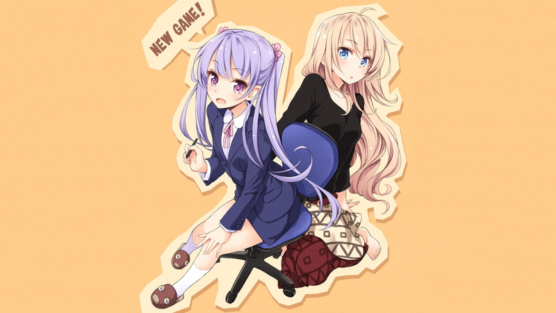 《New Game!》动漫壁纸分享 凉风青叶和八神光高清壁纸来啦