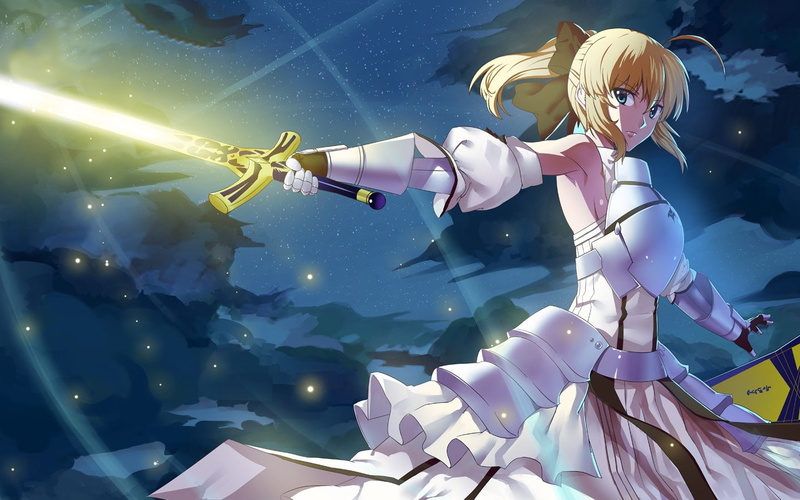 Fate系列经典壁纸合集！ saber lily、红archer高清壁纸