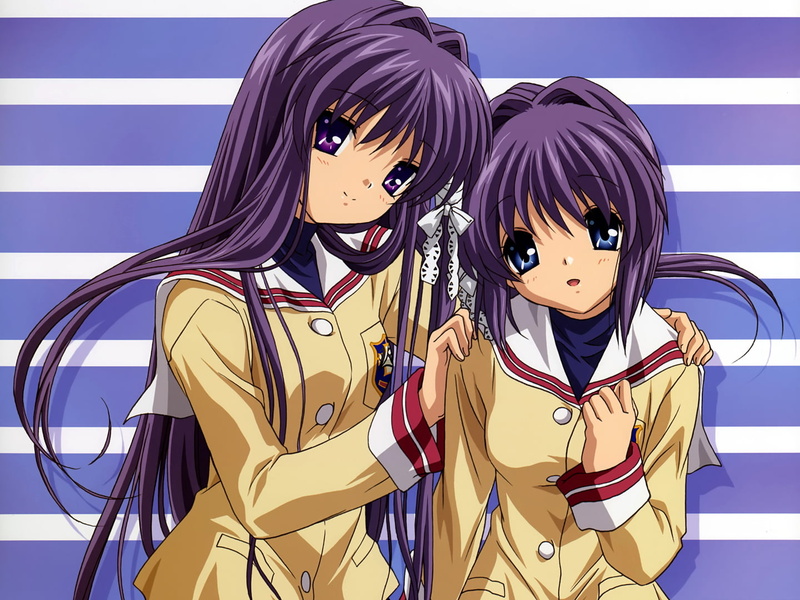 《CLANNAD》藤林姐妹720P高清壁纸合集