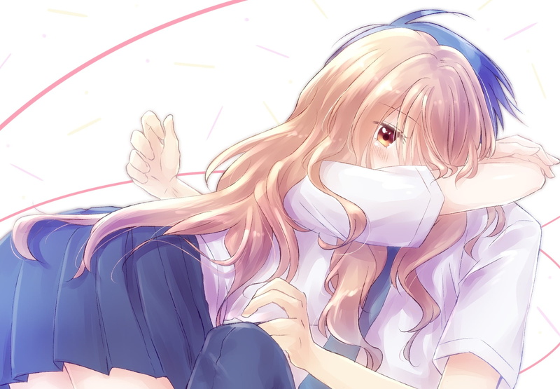 这部动漫壁纸太好磕了！《3D彼女》里的筒子光和五十岚色华太甜了