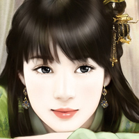 48张绝美古风漫画女生头像 适配QQ的古典氛围感女头