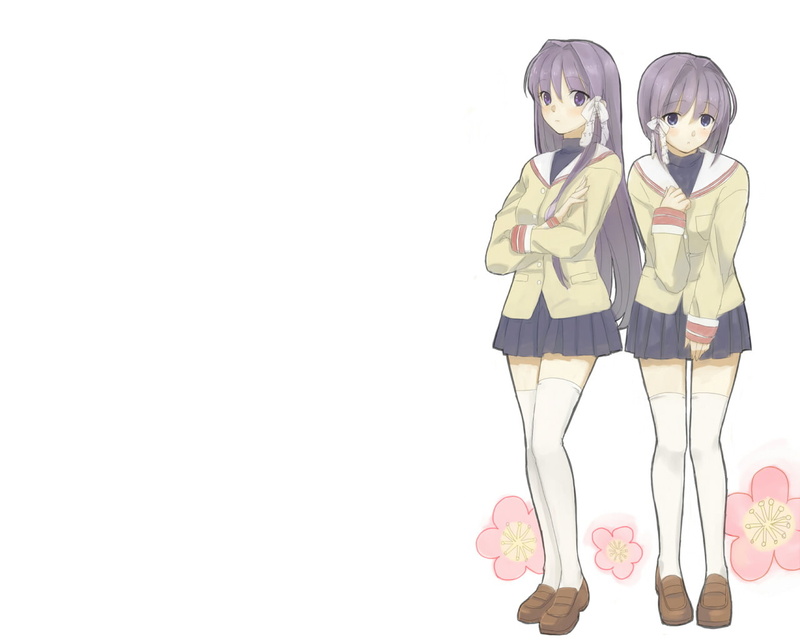 《CLANNAD》藤林杏 藤林椋 高清动漫壁纸合集
