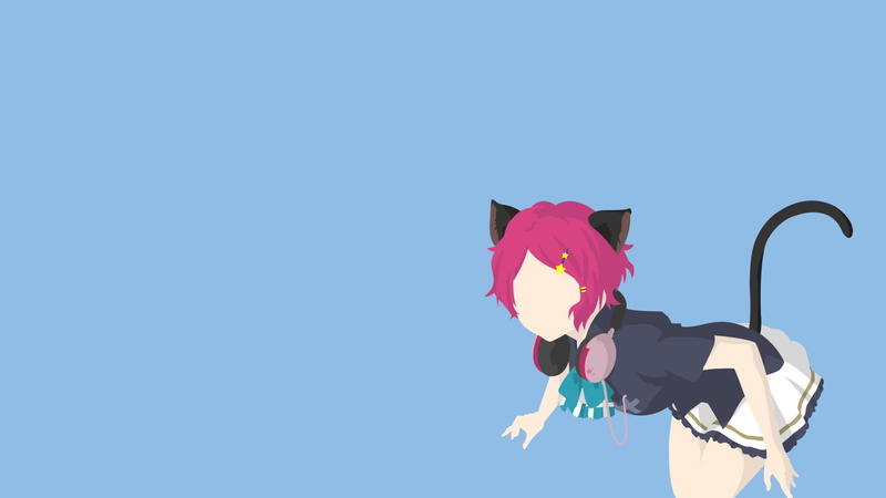 无彩限的怪灵世界 水无濑小糸 动漫壁纸 1080P 极简风